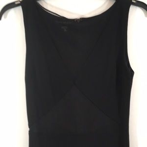 Tahari Maxi Dress with Mesh Cut Outfit